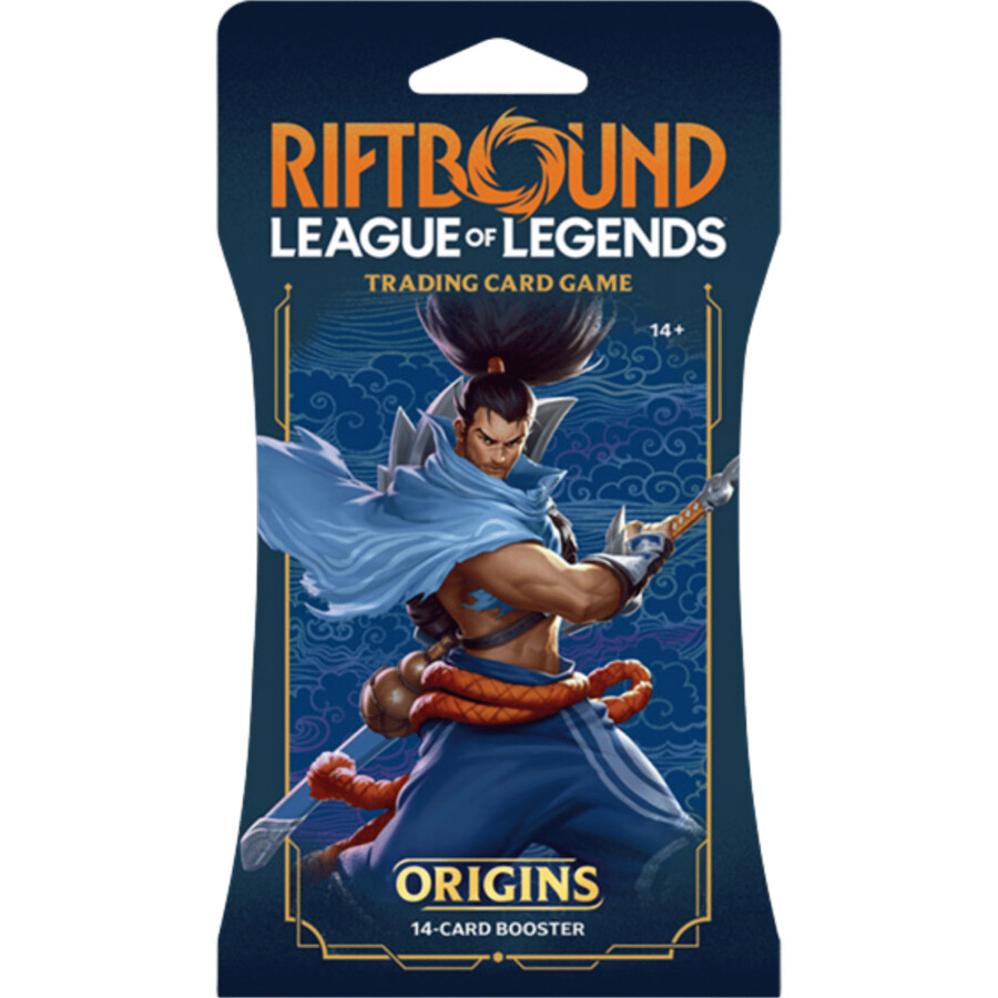 Riftbound TCG Origins Sleeved Booster Pack Yasuo - Riftbound Player